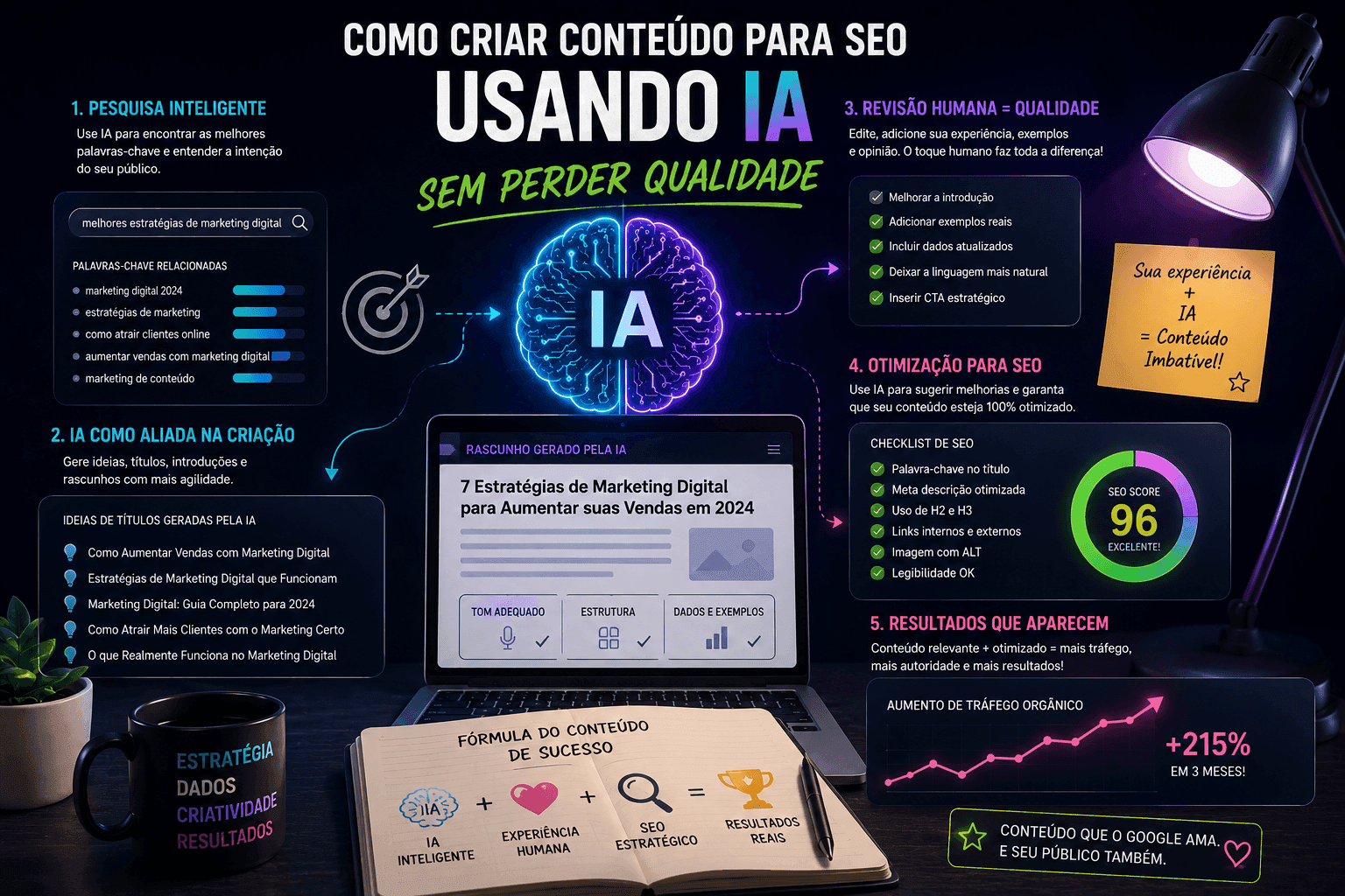 Cómo Crear Contenido para SEO Usando IA Sin Perder Calidad