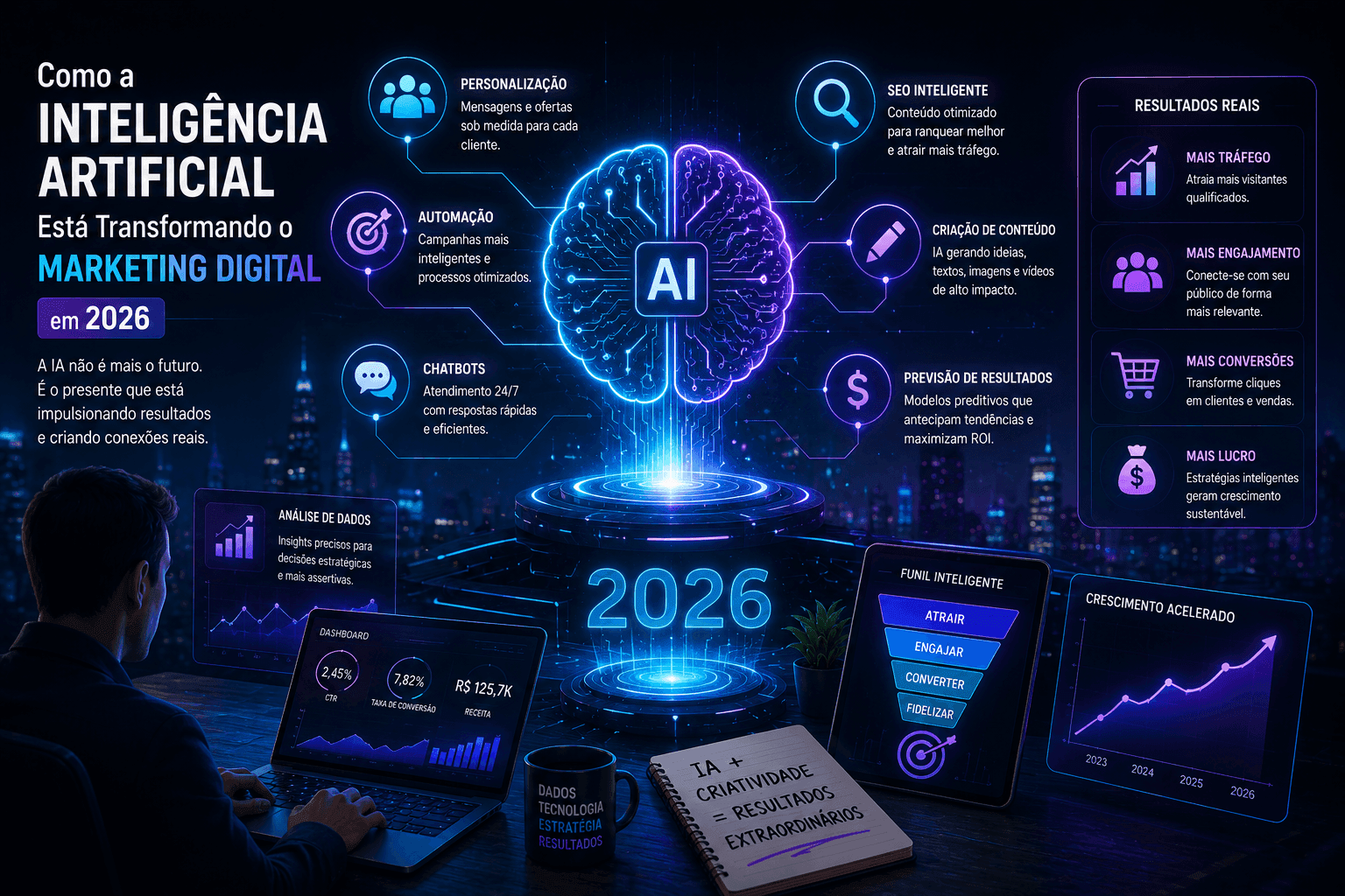 Cómo la Inteligencia Artificial Está Transformando el Marketing Digital en 2026