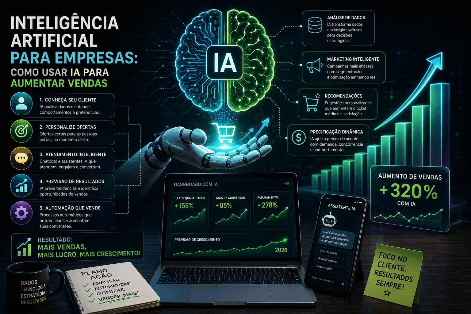 Inteligencia Artificial para Empresas: Cómo Usar IA para Aumentar Ventas